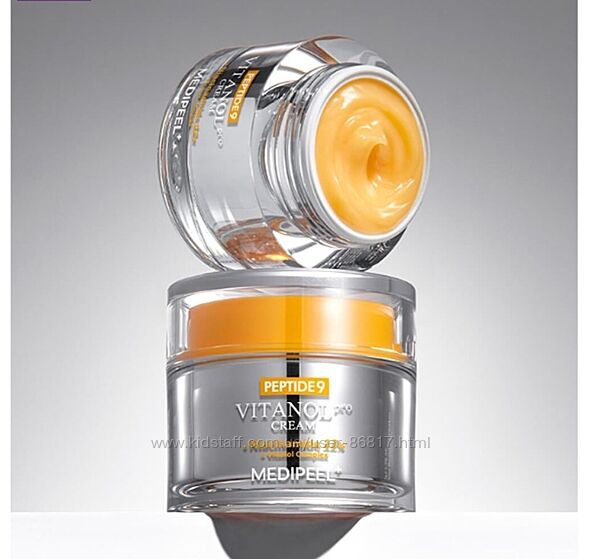 Антівіковий освітлюючий крем для сяйва шкіри Medi-peel Peptide 9 Vitanol 
