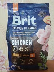 3 кг Brit Premium M, корм для собак