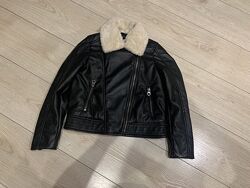 Куртка косуха демісезон на дівчинку 6-8 років 134р