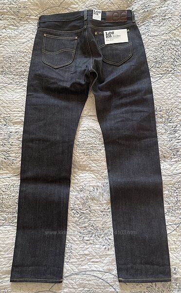Lee 101 Rider W31L34 Slim Fit Tapered Leg Jean in Dry