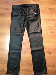 Брюки экокожа, производство MY CHERRY oasis Jeans, размер 16/42.