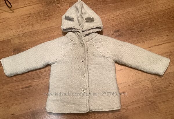 Меховая курточка размер 92, производство C&A, Германия.