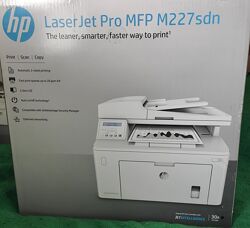 Акція  БФП МФУ HP LaserJet Pro M227sdn G3Q74A