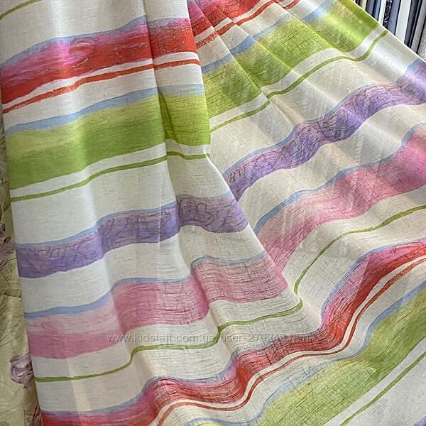 Готові штори з турецького льону  стильна простота і природність