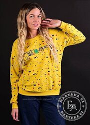 Яркий модный свитшот новый пролет с размером 
