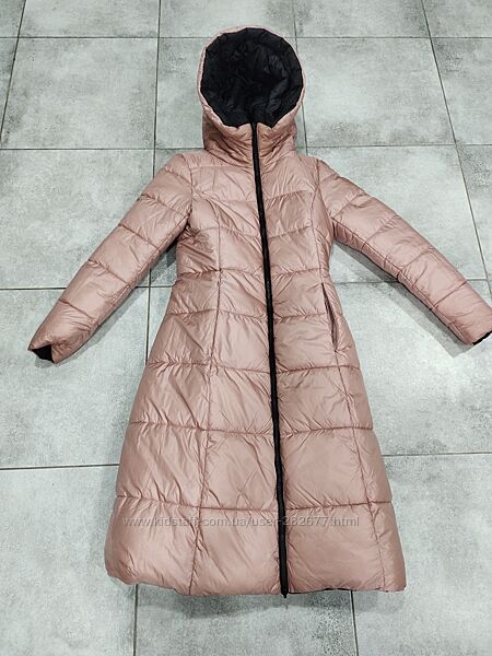 Двухстороннее розово-черное пальто, Франция 