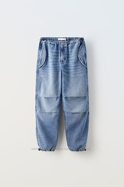 Актуальні джинси парашути zara 9, 10 років