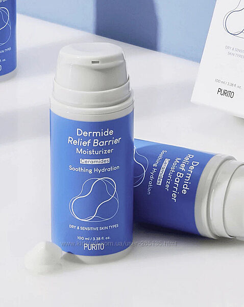 PURITO Dermide Relief Barrier Moisturizer  крем з керамідами для зміцнення