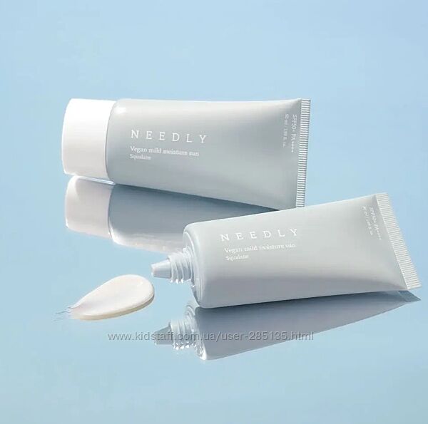 Зволожуючий сонцезахисний крем Needly Vegan Mild Moisture Sun SPF 50 PA
