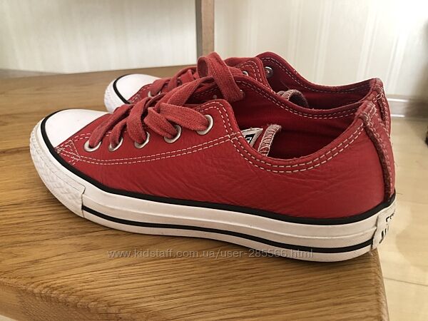 Кеди converse оригінал шкіра 35р.