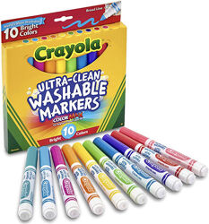 Смываемые маркеры Crayola 10 шт