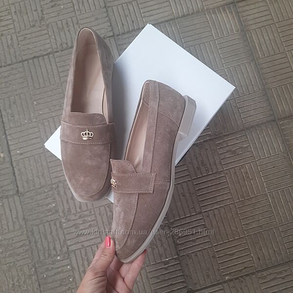 Лофери натуральна замша