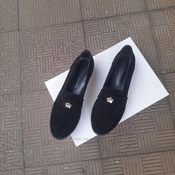 Лофери натуральна замша