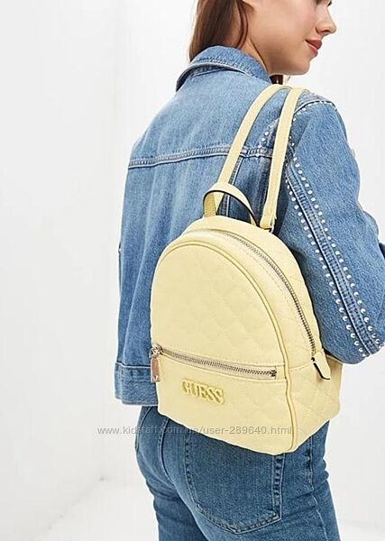Оригинальный рюкзак Guess в желтом цвете 