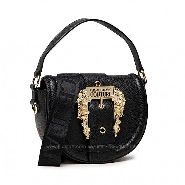 Черная стильная сумка кроссбоди Versace Jeans Couture оригинал