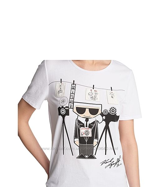Белая футболка Karl Lagerfeld оригинал в размере M, L, XL
