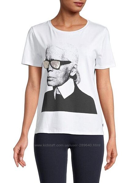 Стильная футболка Karl Lagerfeld XS, S, M.