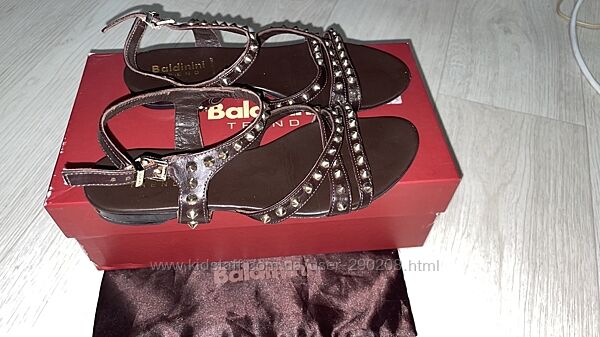 Baldinini Італія босоніжки шкіри на низком ходу 36